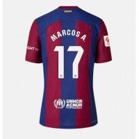 Dámy Fotbalový dres Barcelona Marcos Alonso #17 2023-24 Domácí Krátký Rukáv